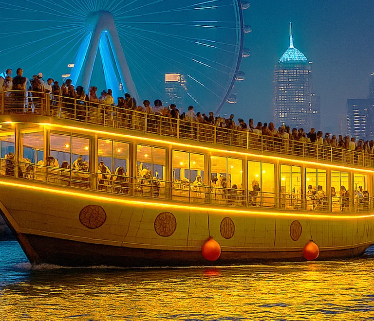 sunset vs evening dhow cruise Dubai
